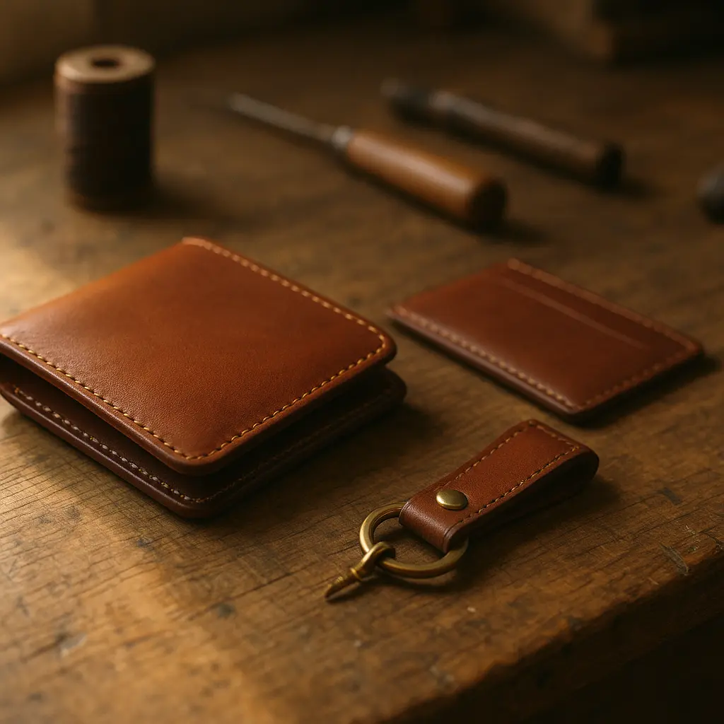 Handgefertigte Leder-Geschenke